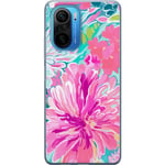 Xiaomi Poco F3 Transparent Mobilskal Blomsterbukett