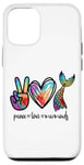 Coque pour iPhone 12/12 Pro Peace Love and Mermaids Cute Mermaid Amoureuse Fille