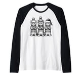 Funny Merry Catmas Ugly Christmas Sweater For Women Kids Tee Raglan Baseball Tee