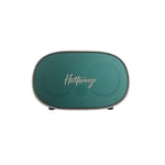 Enceinte Bluetooth Halterrego style rétro couleur verte. BT V5.0, lecteur de carte micro SD, Aux in, 6w RMS, batterie rechargeable de 1200mAh.