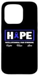 Coque pour iPhone 15 Pro Ruban bleu – Hope Sensibilisation au syndrome de douleur fémorale patellulaire