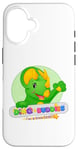 iPhone 16 Cute Dinosaur Trey the Triceratops Dino-Buddies Dino-Stars Case