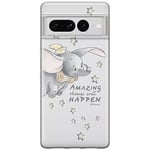 ERT GROUP Coque de téléphone Portable pour Google Pixel 7 Pro Original et sous Licence Officielle Disney Motif Dumbo 010 Parfaitement adapté à la Forme du téléphone Portable, partiel imprimé