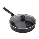 Ninja ZEROSTICK Classic 26cm Sauté Pan with Lid, Induction Safe