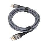 Displayport 2.1 Cable 16K 30Hz 40Gbps 3D Dynamic Hdr Male To Male Displayport