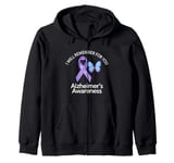 I Will Remember For You Alzheimer's Awareness Zip Hoodie