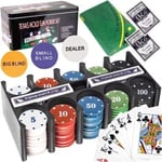 Texas Hold'em Poker Set VT23539, 200 pelimerkkiä