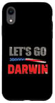 iPhone XR Let's Go Darwin Sarcastic Pro Science Pun US Flag Darwinism Case