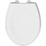 Abattant wc à fermeture progressive et déclipsable boreo blanc - Blanc - Allibert
