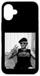 Coque pour iPhone 16 Plus The Damned Captain Sensible Jurant par Virginia Turbett