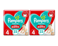 Pampers Baby Dry Pants Size 4 (23 Pack Size) x 2