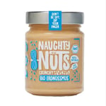 NAUGHTY NUTS Bio Peanut Butter Crunchy | Vegan peanut butter | 100% Natural | Without palm oil & sugar | Ideal as a topping for muesli 250 g