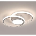 Goeco - Plafonnier led, Rond Lampe de plafond 42W, Moderne Luminaire Plafonnier pour Couloir Coucher Salle de Bains Cuisine Salon, Lumière Naturelle