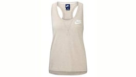 Nike Women Sportswear Gym Vintage Tank Top - Oatmeal/Sail, M