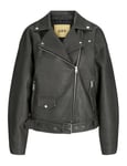 JACK & JONES Veste en Cuir JXFRIDA Veste en Cuir Black XS Black XS