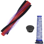 225mm Brosse Rouleau pour Dyson V6 SV03 Filtre 963830-02 Tête Balai Bouchon 965665-03 DC58 DC59 DC62 Animal Extra Accessoires Pièces Détachées (22,5