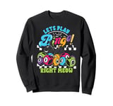 Bingo Player Cat Lover Lets Play Bingo Right Meow Gambling Sweatshirt