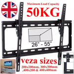 TV WALL BRACKET MOUNT TILT LCD LED PLASMA 26 30 32 40 42 50 55 INCH FOR LG SONY