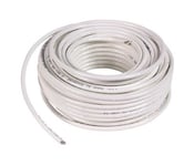 Cable télévision couronne 25 m intérieur 21-vatca blanc