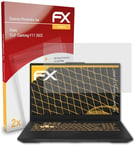 atFoliX 2x Film Protection d'écran pour Asus TUF Gaming F17 2022 mat&antichoc