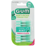 GUM® Soft-Picks® Comfort Flex Medium Mint Brosse(S) À Dents 80 pc(s)