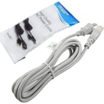 HQRP 10ft AC Power Cord for Sony Bravia 32-85" TV / 1-835-143-11, 1-824-964-12