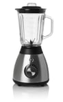 Melchioni Blender Frullo Glass 600W Gobelet en verre 1,5 litre Lame Tritaghiac