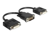 Delock - Dvi-Adapter - Dvi-I (Hona) Till Dms-59 (Hane) - 20 Cm - Tumskruvar