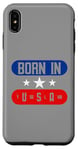 Coque pour iPhone XS Max Born In Yougoslavia As Born In USA Funny American Patriotic