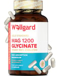 Wellgard Magnesium Glycinate, Mag 1200, High Strength Magnesium Bisglycinate, Made in UK