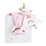 Doudou & Compagnie Lucie la licorne ROSE