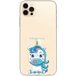 Coque Iphone 12 PRO MAX licorne bleu personnalisee