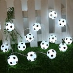 3m LED fotbollssträngljus ljusslinga USB-driven fotbollsjulgransbelysning