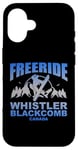 Coque pour iPhone 16 Freeride Snowboard Sifflet Blackcomb Canada