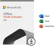Logiciel De Bureautique Microsoft Famille Et Étudiant 2021
