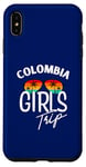 Coque pour iPhone XS Max Colombia Girls Trip Travel Vacation Femmes Colombie