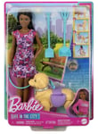 Barbie Life in the City Brooklyn Doll with Walk & Potty Dog Toy New with Box