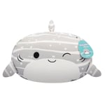 Squishmallows SQCR06550 Stackables 12-Inch Sachie The Grey Striped Whale Shark