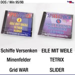 DOS WINDOWS 95 98 Jeux Eile Mit Weile Tetris Slider Minesfields Grid War