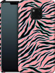 caseable Huawei Mate 20 Pro Mobile Phone Case - Hard Case Protective Case - Shock-Absorbing & Scratch-Resistant Surface - Colourful Design & All-Round Print - Pink Zebra - Animal Print