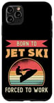 iPhone 11 Pro Max Born To Jet Ski Rider Water Sports Retro Jetski Jet Skiing Case