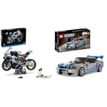 LEGO 42130 Technic BMW M 1000 RR Motorbike Model Kit for Adults & 76917 Speed Champions 2 Fast 2 Furious Nissan Skyline GT-R (R34) Race Car Toy Model Building