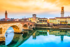 Ponte di Pietra in Verona Italy