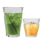 Duralex Picardie Cocktail Glasses Set Highball Tumblers 200ml, 360ml x12