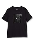 Nike W NSW Tee Oversized LUX 1 T-Shirt Femme, Black/(White), FR : XS (Taille Fabricant : XS)