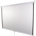 Écran de projection vidéoprojecteur cinéma enroulable 100 pouces 203 x 152 cm Helloshop26 0601009/2