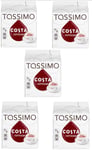 Tassimo Costa Cappuccino Coffee Refill T-discs Pods Capsule Pack Of 5, 40 Drinks