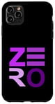 Coque pour iPhone 11 Pro Max Graphique violet Zeroed-In Purple Color