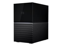 WD My Book Duo WDBFBE0160JBK - Baie de disques - 16 To - 2 Baies - HDD 8 To x 2 - USB 3.1 (externe)