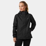 Helly Hansen Vancouver Regnjakke Dame Svart Xs